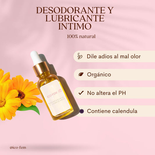 Desodorante Intimo, 100% Natural, una solucion rapida al mal olor en nuestra zona y rejuvenece